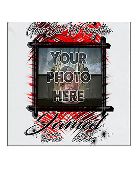 PT005 Personalized Airbrush Your Photo On a Ceramic Coaster