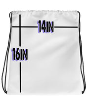 I001 Digitally Airbrush Painted Personalized Custom butterfly Drawstring Backpack