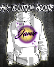 A006 Personalized Custom Airbrushed Name Writing Color Party Design Gift Hoodie