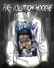 X002 Personalized Airbrush Portrait Hoodie