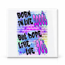 A023 Graffiti Name ceramic coaster — MAIN photo
