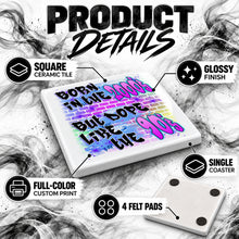 A023 Graffiti Name ceramic coaster — PT02 photo