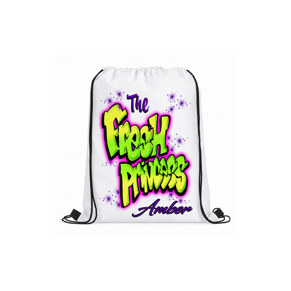 A026 Fresh Princess Drawstring Backpack