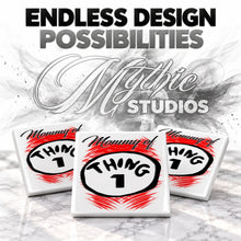 A028 Duo Name ceramic coaster — PT05 photo