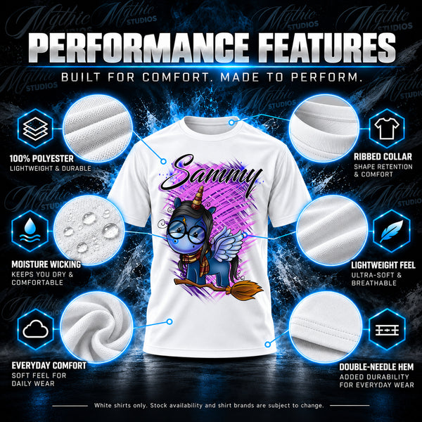 Wizard Unicorn T-Shirt by Mythic Airbrush, additional product image 3