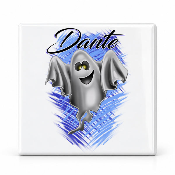 B199 Ghost ceramic coaster — MAIN photo