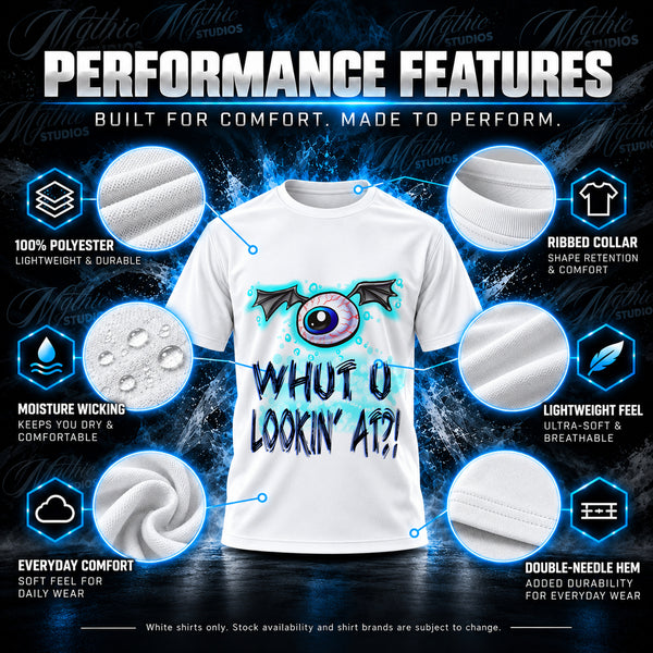 Evil Eye Graphic T-Shirt by Mythic Airbrush, additional product image 3