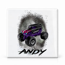 B224 Monster Truck ceramic coaster — MAIN photo