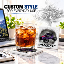 B224 Monster Truck ceramic coaster — PT01 photo