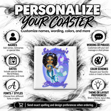 B228 Fantasy Mermaid ceramic coaster — PT04 photo