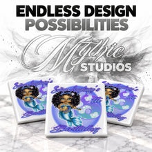 B228 Fantasy Mermaid ceramic coaster — PT05 photo