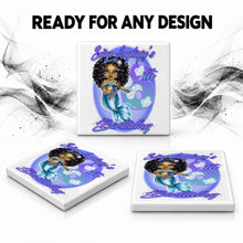 B228 Fantasy Mermaid ceramic coaster — PT06 photo