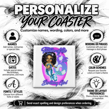 B229 Princess Mermaid ceramic coaster — PT04 photo