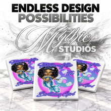 B229 Princess Mermaid ceramic coaster — PT05 photo