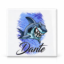 B254 Shark ceramic coaster — MAIN photo