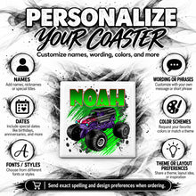 B255 Monster Truck ceramic coaster — PT04 photo