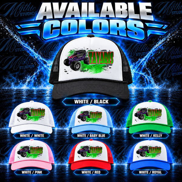 B255 Monster Truck Snapback Trucker Hat