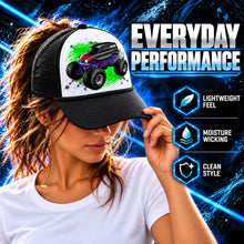 B255 Monster Truck Snapback Trucker Hat