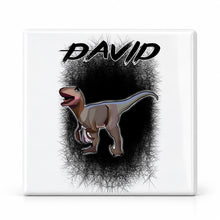 C117 Dinosaur ceramic coaster — MAIN photo
