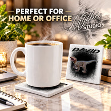 C117 Dinosaur ceramic coaster — PT03 photo