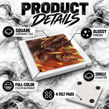 C118 Demon ceramic coaster — PT02 photo
