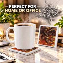 C118 Demon ceramic coaster — PT03 photo