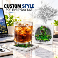 C137 Zombie Action ceramic coaster — PT01 photo