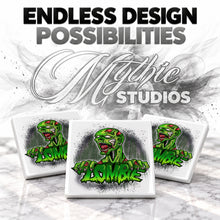 C137 Zombie Action ceramic coaster — PT05 photo