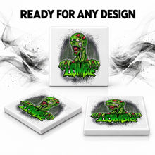 C137 Zombie Action ceramic coaster — PT06 photo