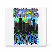 E037 Urban City Building Landscape ceramic coaster — MAIN photo