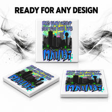 E037 Urban City Building Landscape ceramic coaster — PT06 photo