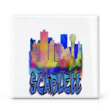 E038 Urban City Building Landscape ceramic coaster — MAIN photo