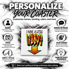 F036 Arrow ceramic coaster by Mythic Airbrush, original Air-Volution design — product image 5