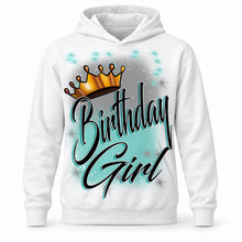 F038 Birthday Crown Girl Hoodie