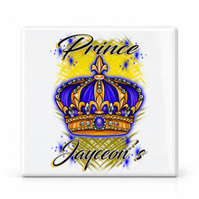 F043 King Crown ceramic coaster — MAIN photo