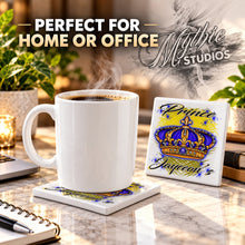 F043 King Crown ceramic coaster — PT03 photo