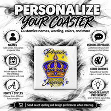 F043 King Crown ceramic coaster — PT04 photo