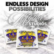 F043 King Crown ceramic coaster — PT05 photo