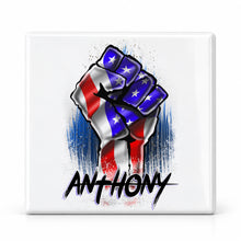 F044 Unity American Flag ceramic coaster — MAIN photo