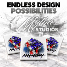 F044 Unity American Flag ceramic coaster — PT05 photo
