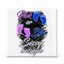 F047 baby feet ceramic coaster — MAIN photo