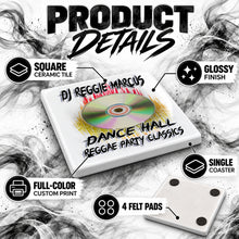 F052 CD DJ ceramic coaster — PT02 photo