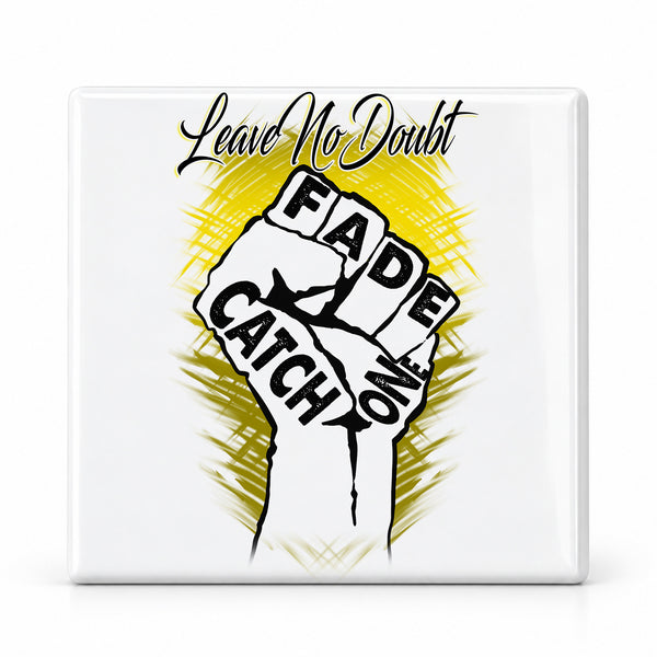 F053 Unity and Equality Sign ceramic coaster — MAIN photo