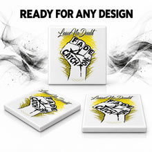 F053 Unity and Equality Sign ceramic coaster — PT06 photo