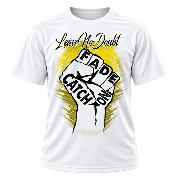 Unity and equality sign art on personalized graphic T-shirt, Mythic Airbrush design F053
