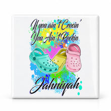 F054 Croc Flip Flop ceramic coaster — MAIN photo
