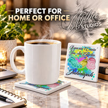 F054 Croc Flip Flop ceramic coaster — PT03 photo