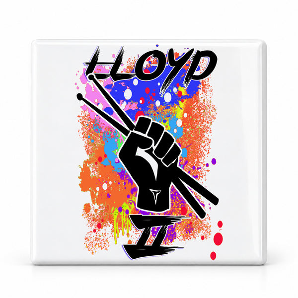 F056 Drum Sticks Music ceramic coaster — MAIN photo