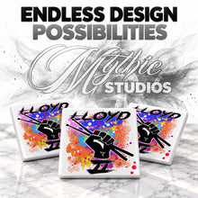 F056 Drum Sticks Music ceramic coaster — PT05 photo