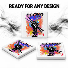 F056 Drum Sticks Music ceramic coaster — PT06 photo